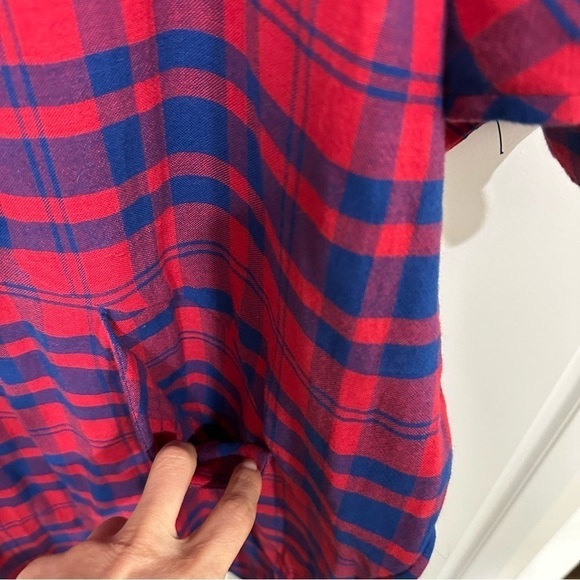 RACHEL COMEY Wades Plaid Mini Dress in ted blue size 2 - Picture 8 of 9
